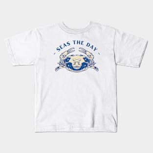 crabbing crabs crab fishing Kids T-Shirt